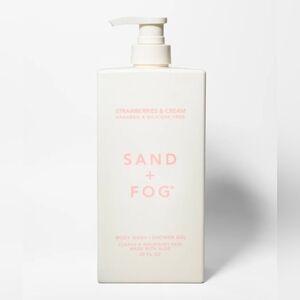 Sand & Fog Strawberries & Cream Body Wash / Shower Gel ~ 32 Oz